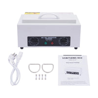Nail Tool Sterilizer 220V Intelligent Dual Control Dry Heat Disinfection Large Capacity Multiple Use for Spa and Beauty Tools