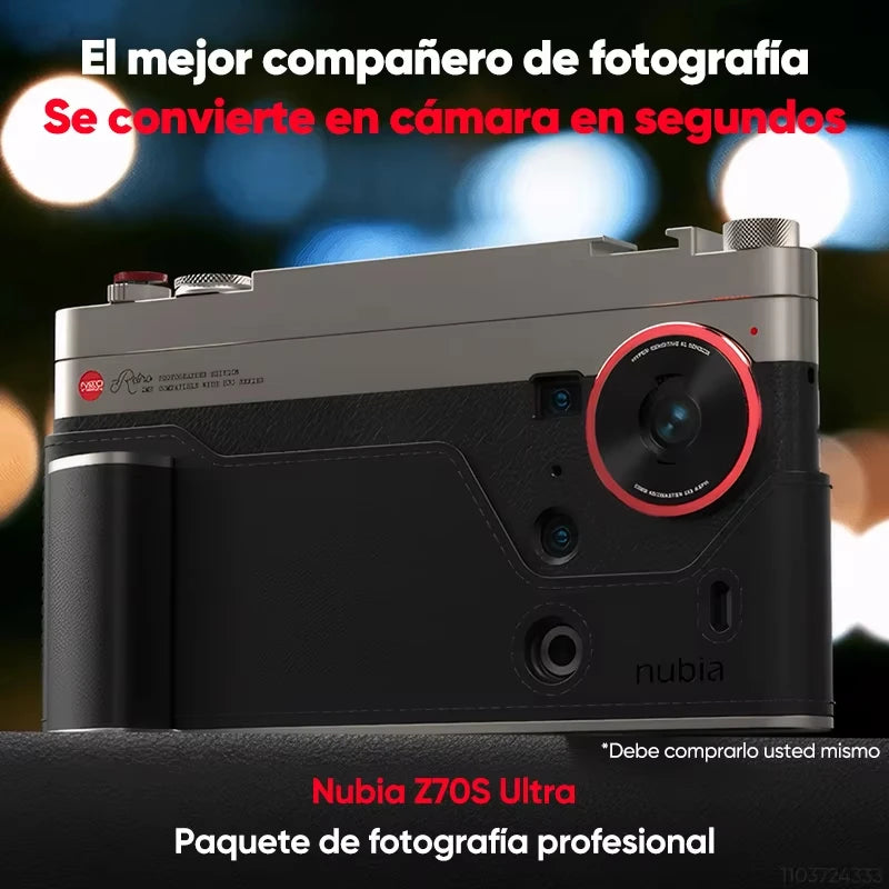 Nubia Z70s Ultra 5G Smartphone Snapdragon 8 Elite 6.85'‘AMOLED Display NEOVISION AI Photography4.0 50MP 144Hz 6600mAh NFC IP69