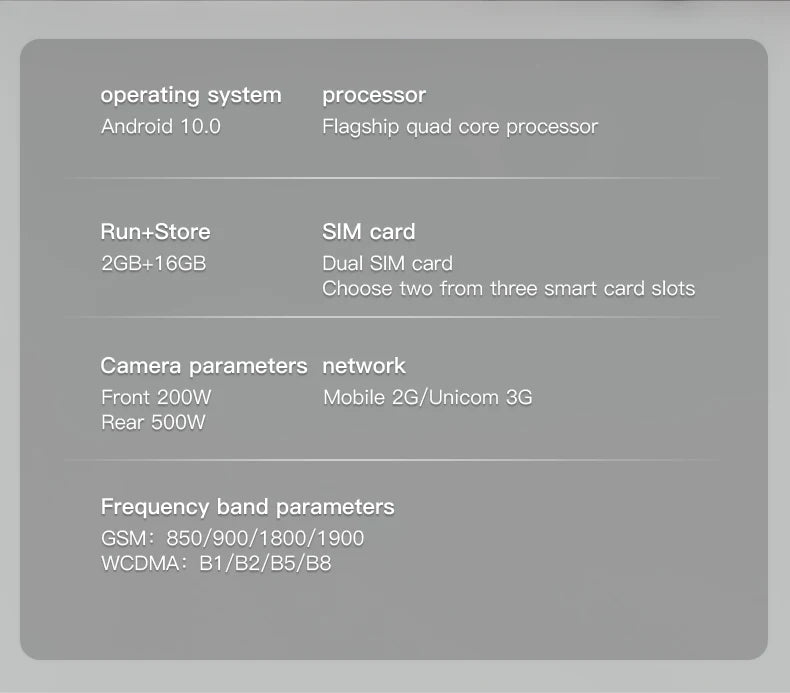 SERVO 19E 3G WCDMA Mini Smart Phone 3.88"Display 2 SIM Android 10.0 16GB ROM Face Recognition GPS Android Smart Cellphone TYPE-C
