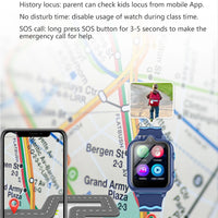 D35 4G Kids Smart Watch Video SIM ROM 8GB Call Phone Watch Monitor GPS SOS Location Monitor  Children Boy Girl Smartwatch Gifts