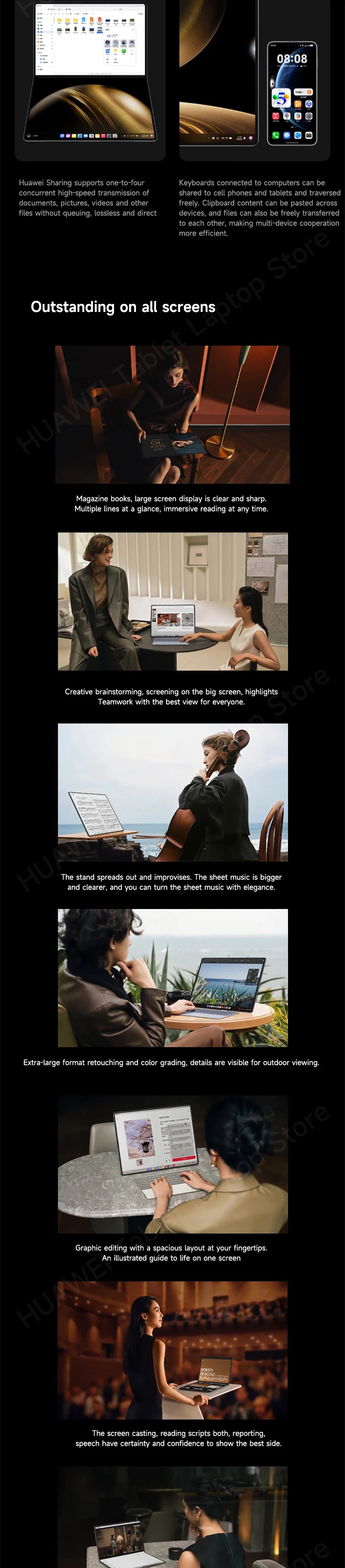 2025 HUAWEI MateBook Fold ULTIMATE DESIGN HarmonyOS 5 18-inch Mattepaper Touchscreen Laptop OLED 1440Hz Folding Computer