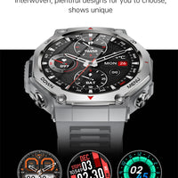 New Outdoor Sports Smart Watch Men For Xiaomi 5 ATM Waterproof GPS Motion Track Heart Rate HD Bluetooth Call UV Light SmartWatch