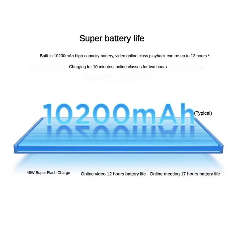 New Product Original Lenovo Xiaoxin Pad 2025 12.1 MediaTek Dimensity 6400 High Performance Android Tablet 10200mAh Long Battery