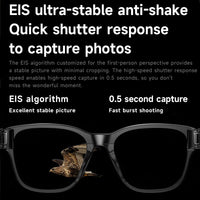 Smart Video Glasses Myopia Prescription Anti Shake Video Recording WIFI Bluetooth Transmission Object Recognition Smart Glasses