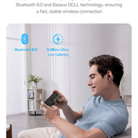 Baseus EP10 Pro ANC Earbuds Wireless Bluetooth 6.0 Earphones 50dB Realtime Adaptive Headphones 6 Mic Hi-Res LDAC IP55  Ear buds