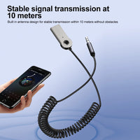 Bluetooth Audio Receiver Stereo Dongle USB To 3.5mm Jack Car Audio Aux Wireless Adapter Handsfree For Car Receiver BT Transmit