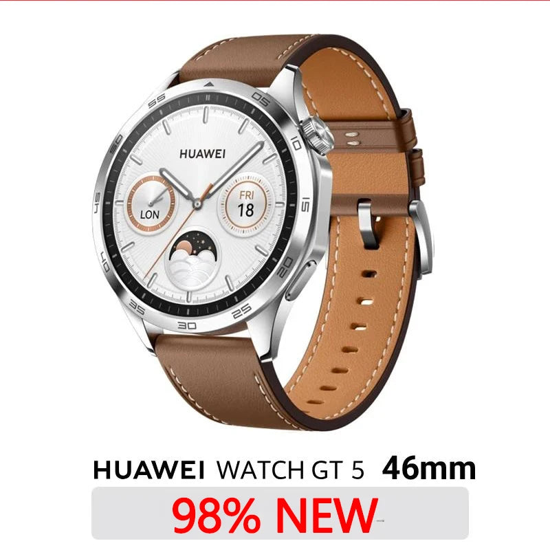 98new HUAWEI Watch GT 5 Smartwatch, Buit-in Map,Replay Message,compatible with IOS and Android