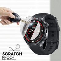 Tempered Glass Watch Screen Protector for OnePlus Watch 3 Hardness Protective Cover with Auto Alignment Tool Anti-Scratch Film