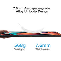 DOOGEE T40 Android Tablet 14 11 ''IPS 2.5K 8GB RAM 512GB ROM Helio G99 8580mAh 18W Charge Face Unlock 7.6mm ultra-thin Tablet
