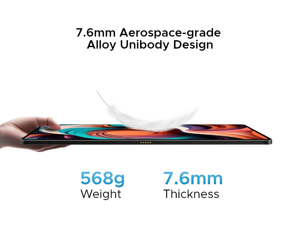DOOGEE T40 Android Tablet 14 11 ''IPS 2.5K 8GB RAM 512GB ROM Helio G99 8580mAh 18W Charge Face Unlock 7.6mm ultra-thin Tablet