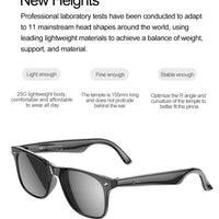 W100 Smart Glasses 163 Online Language AI Automatic Dialogue Translation Bluetooth Glasses with Speaker Sports UV Protection New