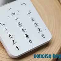 Unlocked Super Mini Card Mobile Phone 1.77 Inch 2G GSM Single SIM MP3 Telephone Bluetooth Dialer FM Blacklist Student CellPhones