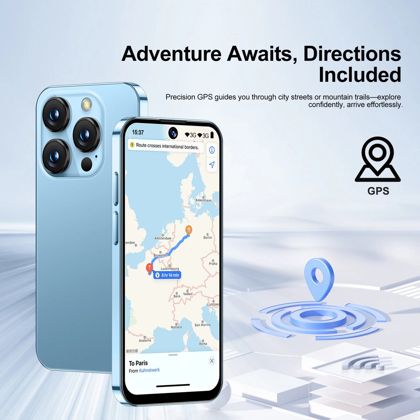 SERVO 19E 3G WCDMA Mini Smart Phone 3.88"Display 2 SIM Android 10.0 16GB ROM Face Recognition GPS Android Smart Cellphone TYPE-C