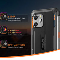 Blackview BV8900 Rugged Phone Thermal By FLIR® Camera Android 13 16GB 256 GB Mobile Phone 10000mAh 33W Fast Charge Cellphone