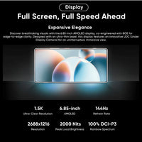 New Nubia Z70 Ultra Global Version 6.85"AMOLED 144Hz Screen Snapdragon 8 Elite Android 15 6150mAh Battery 80W Charging NFC  IP69