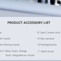 SZUK New Foldable Car Vacuum Cleaner Portable Handheld Mini Vacuum Cleaner Wireless Strong Suction Cleaner Cleaning Machine