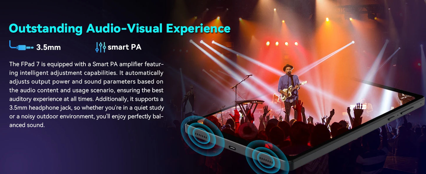 Headwolf FPad7 8.4inch Tablet Android14 MTK Dimensity 7050 CPU 2560x1600 IPS/16GB+256GB/6500mAh/ 4G LTE Tablets