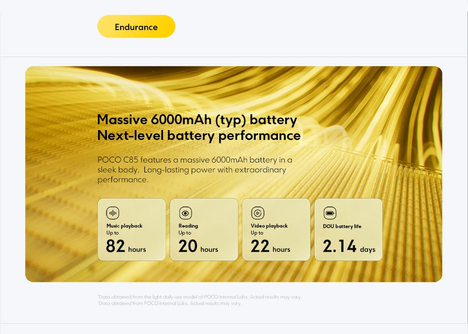 Global Version POCO C85 Smartphone 6.9" Dot Drop display 50MP Camera 6000mAh battery 33W Helio G81-Ultra NFC