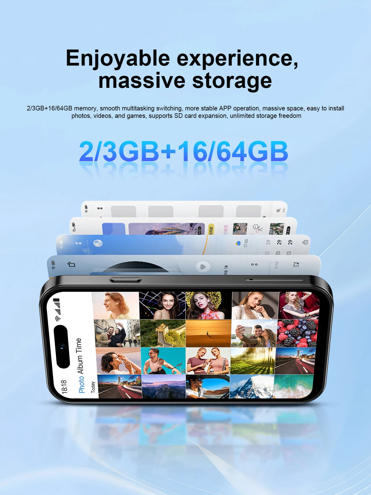 SERVO S16 Mini 4G Network Small Smartphone 2 SIM Standby Android 12.0 System Play Store WiFi GPS 4.0" Screen Palm Cellular Phone