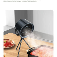 Portable Fan, Small Kitchen Hood, Extractor, USB Power Supply, Office Kitchen Hood, Mini Suction, Vacuum Hood, New, 2024