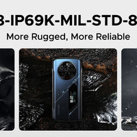 DOOGEE V40 Pro 5G Rugged Phone 1.47" Rear Display 16GB+512GB Dimensity 7300 200MP AI Camera 8680mAh Battery 5g Gaming Phone