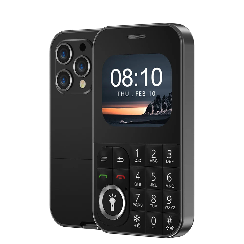 SERVO V9 Small Mobile Phone 2 SIM Cards Magic Voice Speed Dial MP4 Player Rear Camera Flashlight FM Radio 2G GSM Mini Cellphones