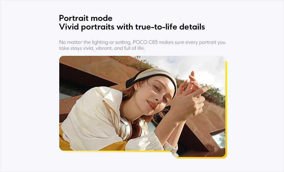 Global Version POCO C85 Smartphone 50MP Camera 6.9" Dot Drop display 6000mAh battery 33W Helio G81-Ultra NFC