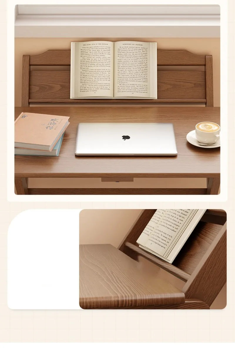 Solid Wood Foldable Console Desk Simple Modern Bedside Computer Desk Portable Bedroom Living Room Writing Table Home Furniture