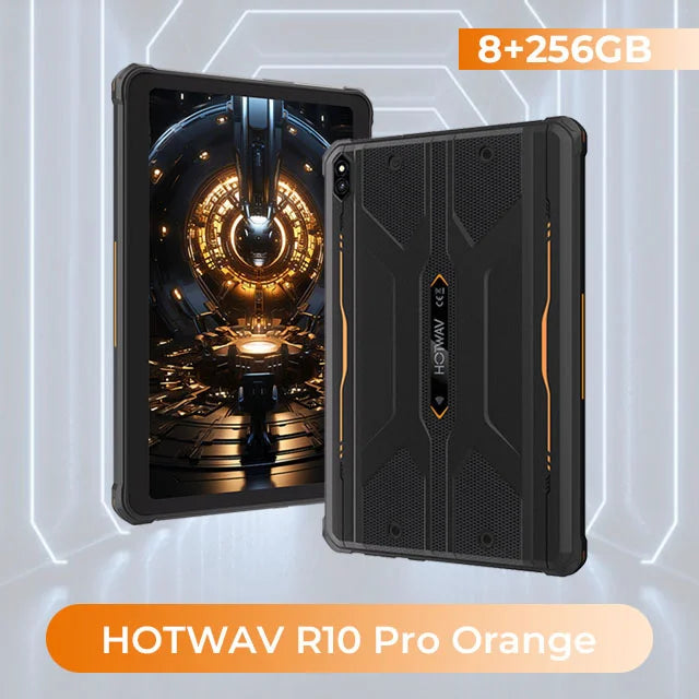 【World Premiere】HOTWAV R10 Pro Rugged Tablets 10800mAh 8GB+256GB OTG Charging Tablet For Field Exploration+Mountain Climbing