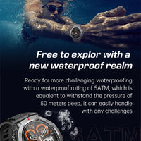 New Outdoor Sports Smart Watch Men For Xiaomi 5 ATM Waterproof GPS Motion Track Heart Rate HD Bluetooth Call UV Light SmartWatch