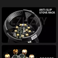 Low-pressure Fierce Fire Gas Stove Commercial Single-hole Liquefied Gas Burner for Hotel Restaurant Energy-saving Gas Cooktop