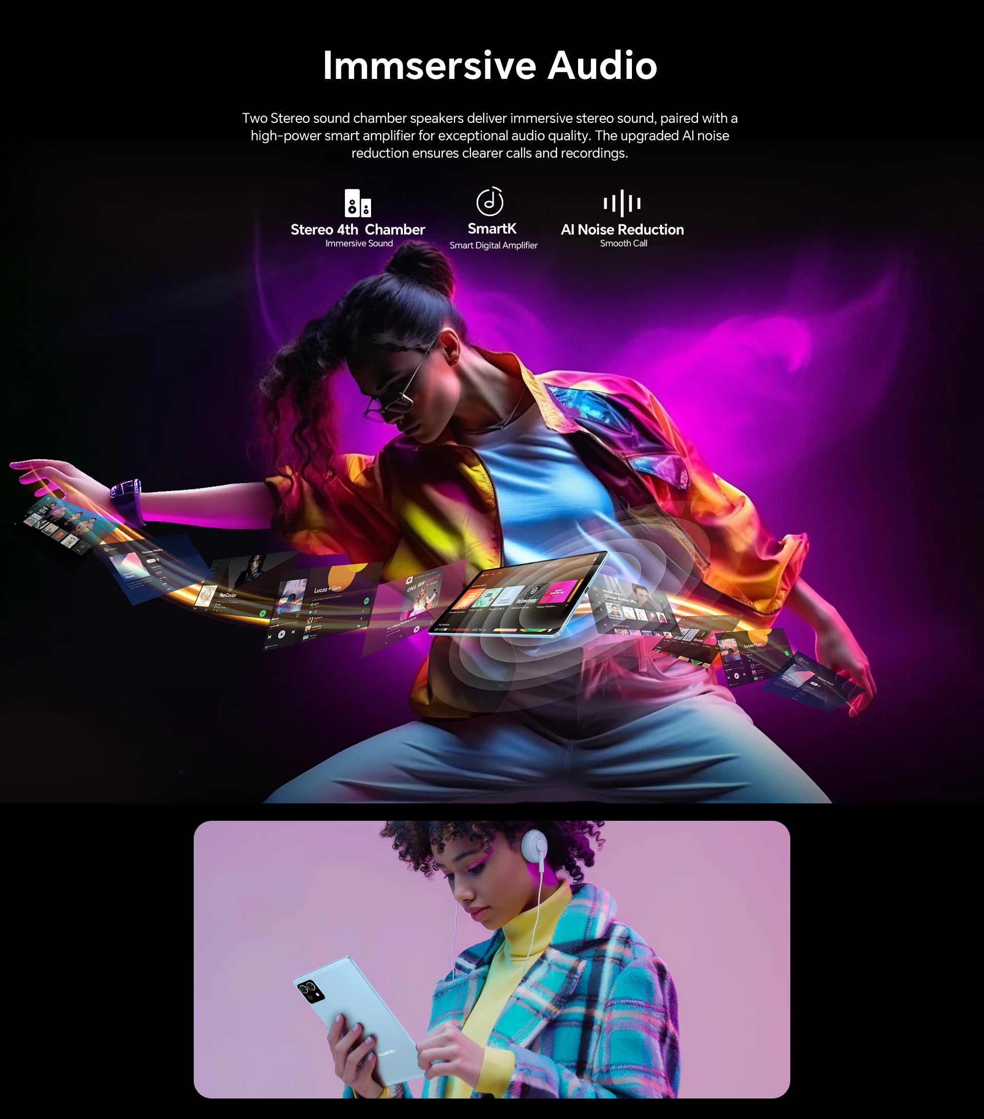 Teclast T50 Mini Tablet 8.7" 120Hz Display MTK Helio G99 20GB RAM (8+12 Virtual) 128GB ROM Android15 Tablets Support 4G Dual SIM