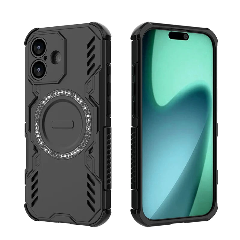 Phone Case for Iphone 17 Pro Max Air 16 15 Plus 16 Pro Max Iphone16 Iphone17 Protection Funda Military Armor Phone Cases