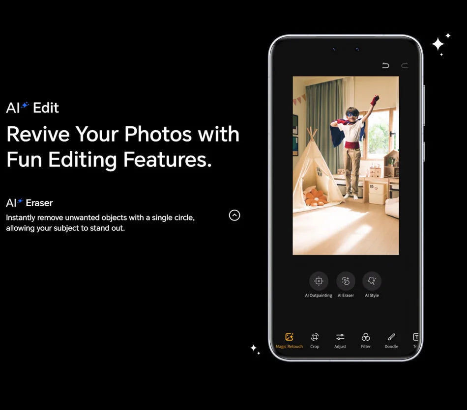 2025 New Original HONOR Magic7 Pro Global Version 5G Smartphone Snapdragon 8 Elite 6.8''120Hz LTPO Display 100W Fast Charge IP69