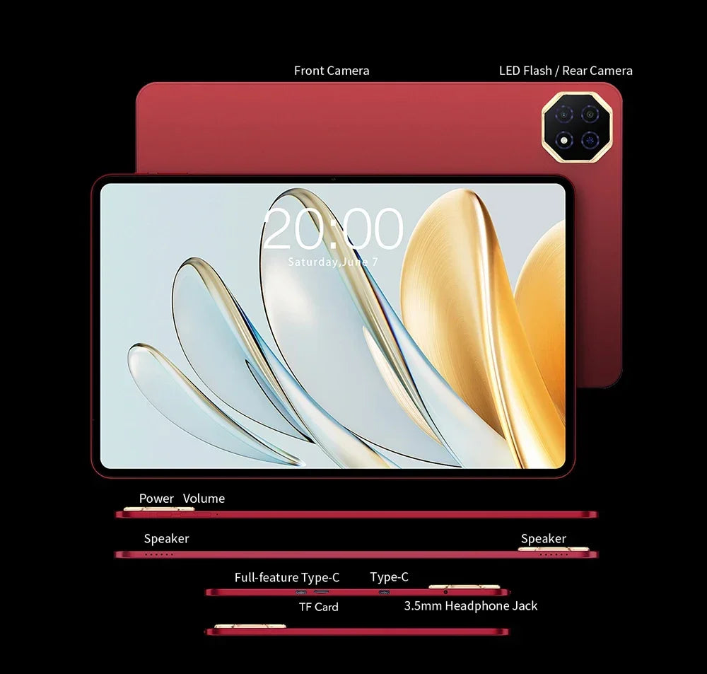 Teclast T60 AI Tablet Allwinner A733 Octa-Core 12inch 2K HD TDDI Screen 6GB RAM 128GB ROM Android 15 WiFi6 8000mAh 13MP+5MP