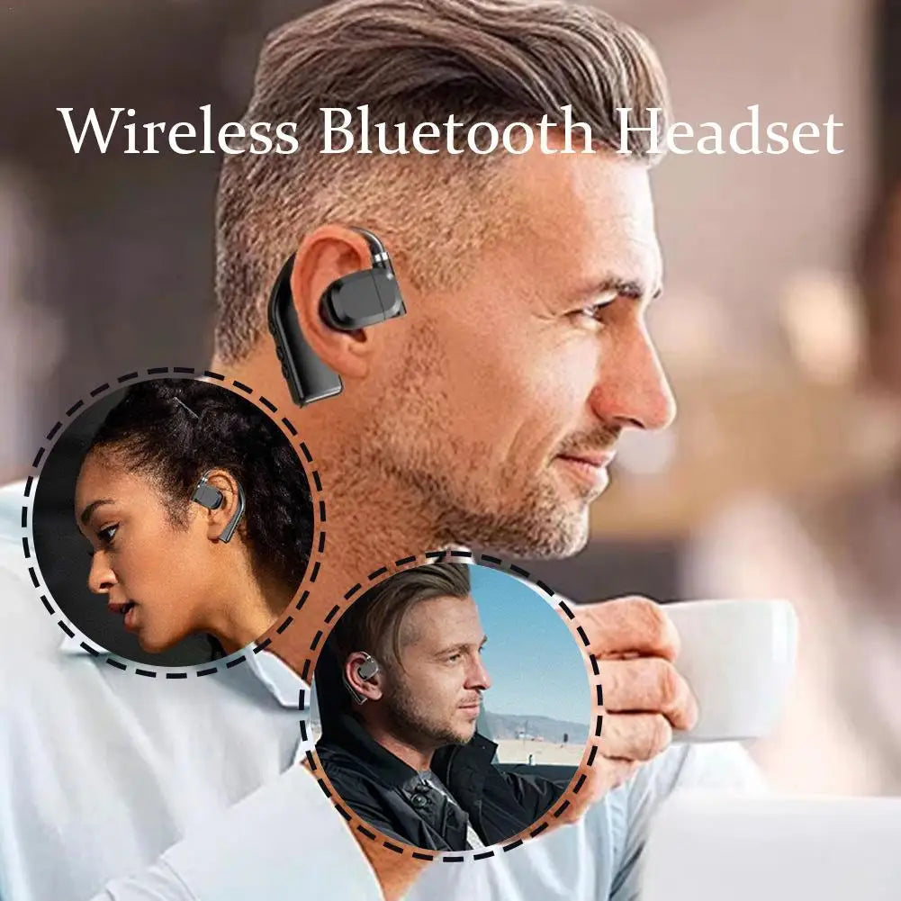 Earhooks Bluetooth Headphones Sport Earphones Hifi Stereo Sound Wireless Earbuds Headset