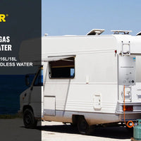 VEVOR 6L-18L Propane Gas Tankless Water Heater, Bathroom heating instant,Outdoors Water Heater Boiler Car Camping