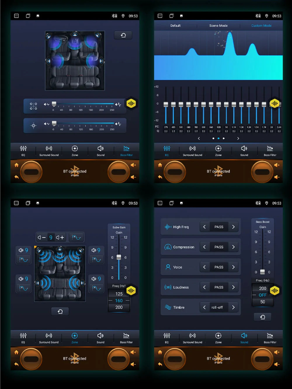 Android 13 Car Radio for Ford Focus Mk3 2011-2017 Multimedia Player 2Din Navigation Carplay Head Unit Stereo 9.7" Speakers Audio