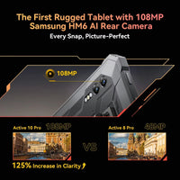 Blackview Active 10 Pro 5G Rugged Tablets 11" FHD+ Display 12GB 256G/512GB Android 14 30000mAh Battery 108MP Camera MTK 7300
