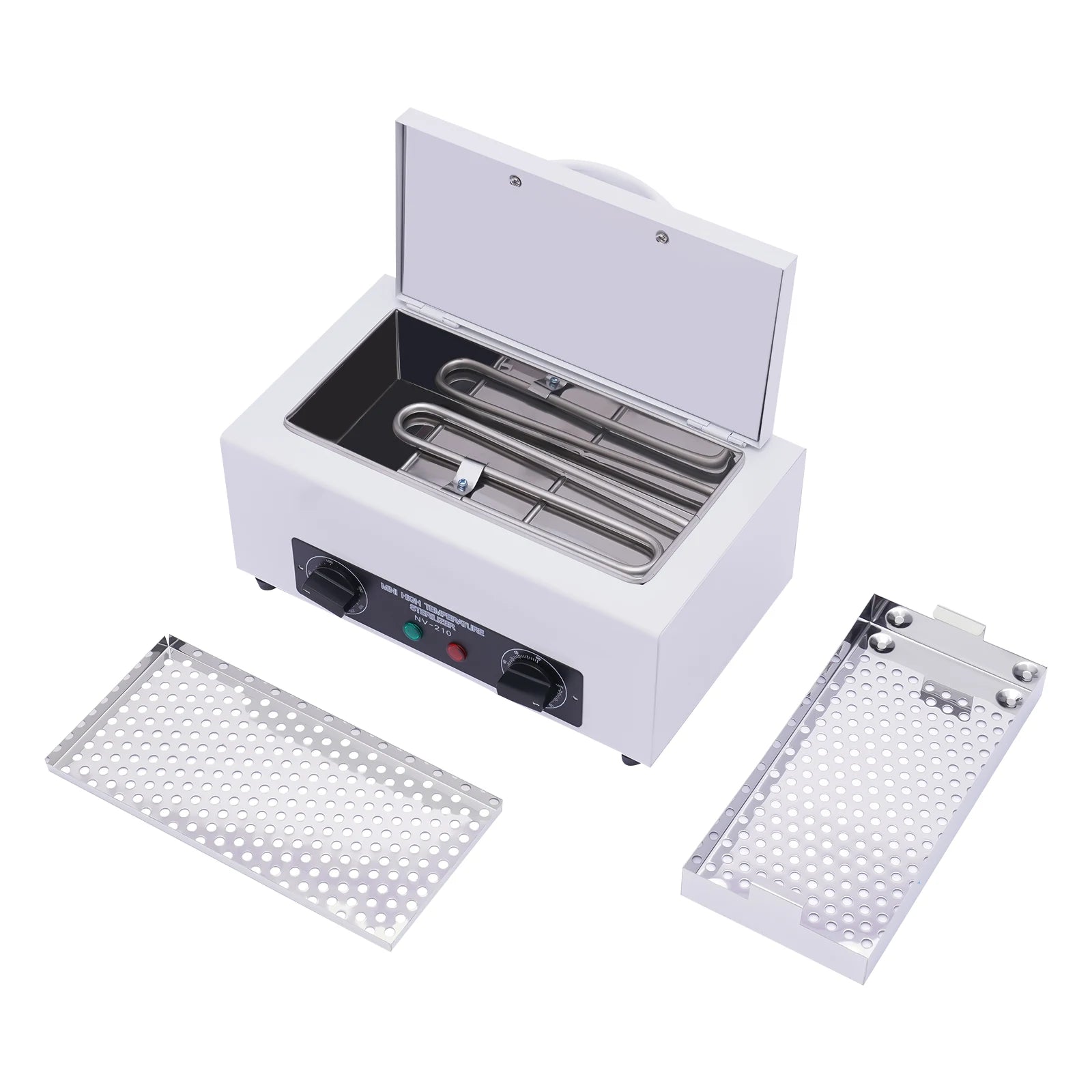 Nail Tool Sterilizer 220V Intelligent Dual Control Dry Heat Disinfection Large Capacity Multiple Use for Spa and Beauty Tools