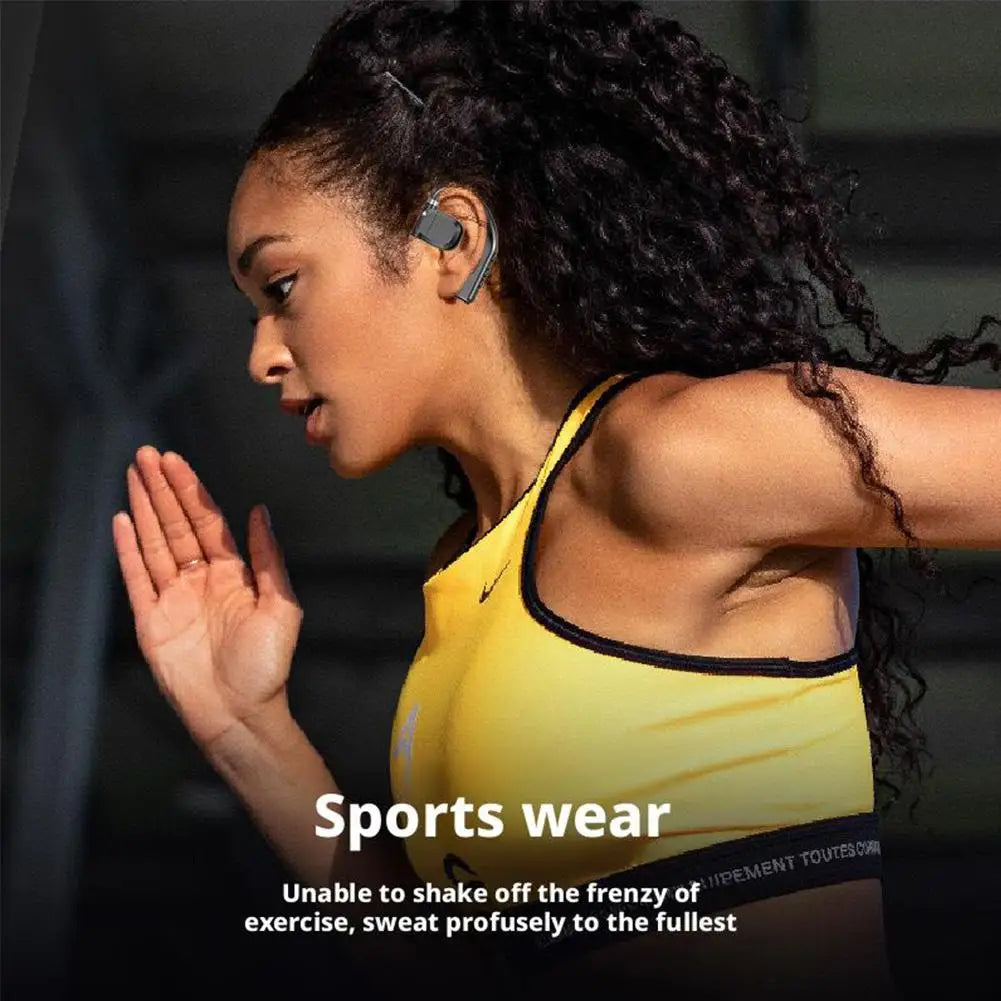 Earhooks Bluetooth Headphones Sport Earphones Hifi Stereo Sound Wireless Earbuds Headset