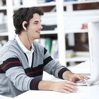 NEW 3.5mm Earphone Earbud One Ear Headphone Headset  for Radio Tour guide System