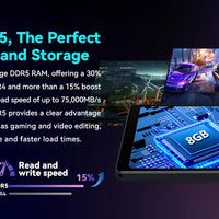 Headwolf FPad7 8.4inch Tablet Android14 MTK Dimensity 7050 CPU 2560x1600 IPS/16GB+256GB/6500mAh/ 4G LTE Tablets