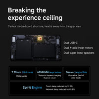 Lenovo Legion Y700 2025 256GB 512GB RAM Snapdragon 8 Gen 3 8.8" LCD Screen 165Hz 6550 mAh Battery Android 14 Gaming Tablet PC