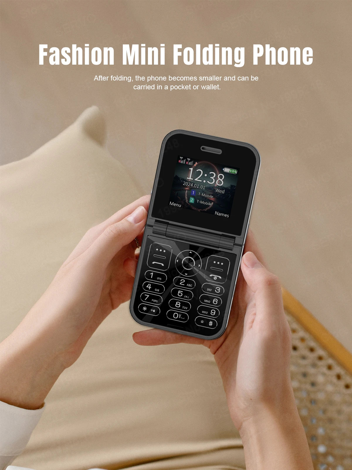 SERVO F15 Mini GSM Flip Mobile Phone 2 SIM Blacklist Magic Voice Auto Call Record Speed Dial MP4 Torch Cute Tiny Fold Cellphones