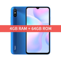 Smartphone Xiaomi Redmi 9A Global Rom 64GB/128GB Cellphone 5000mAh 6.53 inch MTK Helio G25 Octa Core 13MP Smart phone CN Version