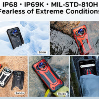 DOOGEE S200 Plus 5G Rugged Phone 1.32" Rear Display AI Image 6.72'' Screen 16GB 512GB 11000 mAh Battery Android 15 Smartphone