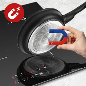 Induction Hob 4 Plates Built-in Electric Cooktop 60cm Booster Touch Control 6000W 9 Power Levels 1-99Minute Timer Child Lock