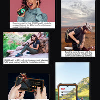 Blackview BV6200 Pro Waterproof Rugged Phone 6.56'' 6GB/128GB Smartphone 13000mAh 18W Fast Charge NFC Cell Phone