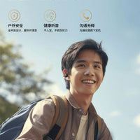 Wireless Headphones  Bluetooth Headset With Mic Handsfree Noise Canceling Earphones Clip Ear Music Sports Gaming Earplug